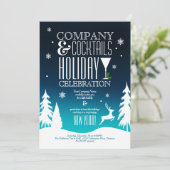 フェスティバル会社ホリデーカクテルパーティー 招待状 (スタンド正面)