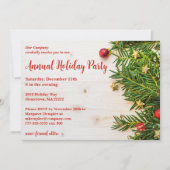 フェスティバル会社ホリデーパーティー 招待状 (正面)