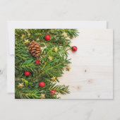 フェスティバル会社ホリデーパーティー 招待状 (裏面)