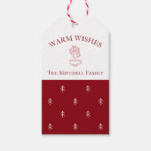 フェスティバル伝統ココア |パック10 Holiday ギフトタグ (正面)