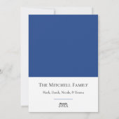 フェスティバル伝統ピースフォトコラージュホリデーカード シーズンカード (裏面)