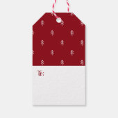 フェスティバル伝統馬 |パック10 Holiday ギフトタグ (裏面)