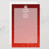 フェスティバル保赤平静 便箋 (正面/裏面)