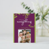 フェスティバル写真はがき::はっきりしたつる植物3P シーズンポストカード (スタンド正面)