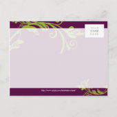 フェスティバル写真はがき::はっきりしたつる植物3P シーズンポストカード (裏面)