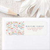 フェスティバル冬のクリスマス ラベル (インサイチュ)