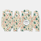 フェスティバル冬のパターン赤ちゃんシャワー フェイバーボックス (見開き)