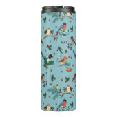 フェスティバル冬の鳥クリスマスパターン タンブラー (裏面)