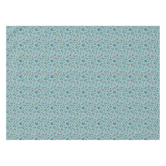 フェスティバル冬の鳥クリスマスパターン テーブルクロス (正面(横))