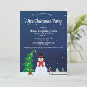 フェスティバル冬雪だるまアフタークリスマスパーティー 招待状 (スタンド正面)