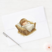 フェスティバル出生シール ラウンドシール (封筒)