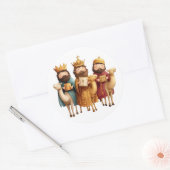 フェスティバル出生シール ラウンドシール (封筒)