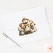 フェスティバル出生シール ラウンドシール (封筒)