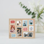 フェスティバル切手フォトクリスマスポストカード シーズンポストカード (スタンド正面)