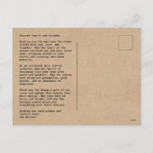 フェスティバル切手フォトクリスマスポストカード シーズンポストカード (裏面)