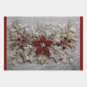 フェスティバル刺繍 ラッピングペーパーシート (正面2)