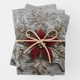 フェスティバル刺繍 ラッピングペーパーシート