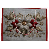 フェスティバル刺繍 ラージペーパーバッグ (裏面)