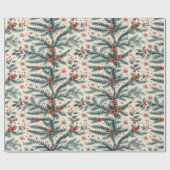 フェスティバル包装紙と松デザイン ラッピングペーパー (フラット)