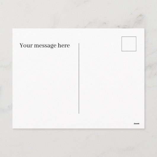 フェスティバル北極ウィンターエールのメッセージを追加 シーズンポストカード (裏面)