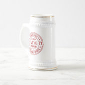 フェスティバル北極醸造会社 ビールジョッキ (正面左)