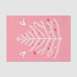 フェスティバル北欧クリスマスツリーディアピンク 薄葉紙