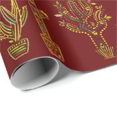 フェスティバル南西部サボテン植物 ラッピングペーパー (ロールコーナー)