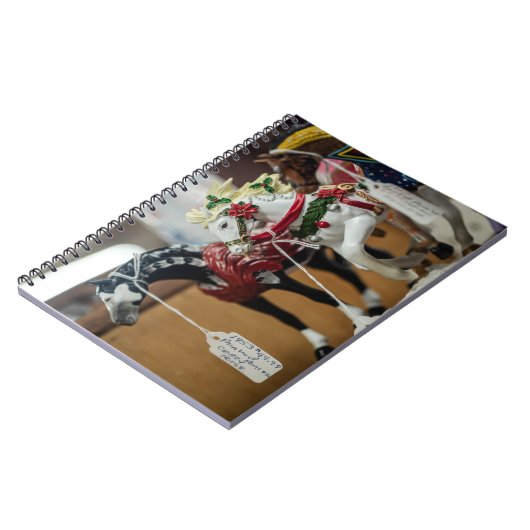 フェスティバル回転木馬ウマオーナメントコレクション ノートブック (左側)