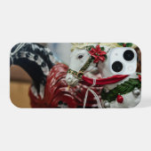 フェスティバル回転木馬ウマオーナメントコレクション iPhone 15ケース (裏面横)