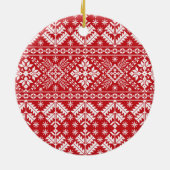 フェスティバル型 |ペットの写真 セラミックオーナメント (裏面)