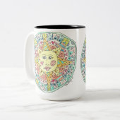 フェスティバル夏の太陽 ツートーンマグカップ (正面左)