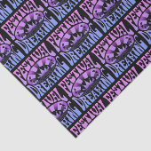 フェスティバル夢を見るヴィンテージレトロピンク – ブルー+ブラック 薄葉紙 (詳細)