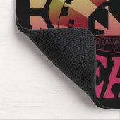 フェスティバル夢ヴィンテージレトログリーンマルーン マウスパッド (コーナー)