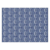 フェスティバル夢ヴィンテージレトロネイビー・ホワイト海軍 テーブルクロス (正面(横))