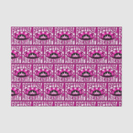 フェスティバル夢ヴィンテージレトロピンク – ブラック+ピンク 薄葉紙