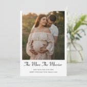 フェスティバル妊娠告知クリスマスカード シーズンカード (スタンド正面)