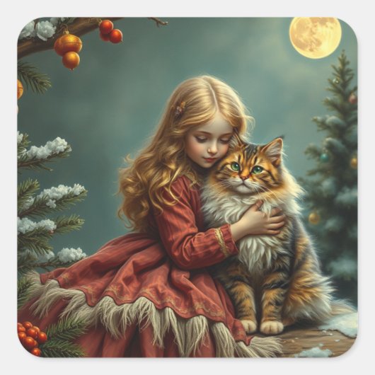 フェスティバル妖精のシール スクエアシール (正面)