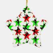 フェスティバル姿スケートデザイン セラミックオーナメント (裏面)