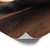 フェスティバル子猫バイクリスマスツリーアンダーフルムーン ポスター (角)