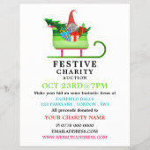 フェスティバル小妖精や小人そり、フェスティバルチャリティオークションイベント チラシ (正面)