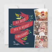 フェスティバル巻線 |スクエアホリデーのフォトカード シーズンカード (正面)