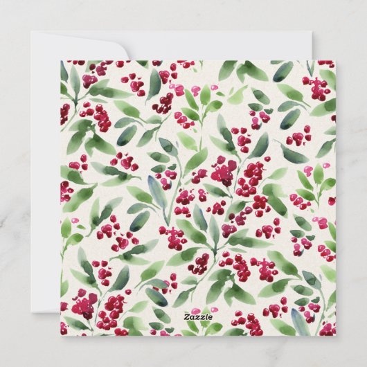 フェスティバル巻線 |スクエアホリデーのフォトカード シーズンカード (裏面)