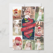 フェスティバル巻線 |写真コラージュカード シーズンカード (正面)