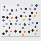 フェスティバル幾何学的ギフトラップ ラッピングペーパー (フラット)