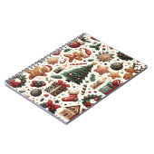 フェスティバル応援クリスマスパターン手帳 ノートブック (左側)