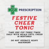 フェスティバル応援トニック処方ワインボトルラベル ワインラベル (シングルラベル)