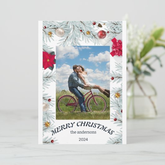 フェスティバル応援メリークリスマスホリデーカード シーズンカード (スタンド正面)