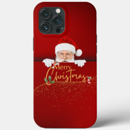 フェスティバル応援：サンタクロースMerry Christmas iPhone iPhone 13 Pro Maxケース