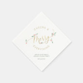 フェスティバル応援&メリーオールデイホリデーパーティー スタンダードカクテルナプキン (角)