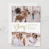 フェスティバル応援 |写真数々の新年おめでとう シーズンカード (正面)